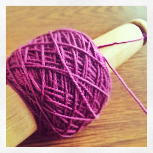 Winding yarn for the new year. May your 2013 be full of warmth & wool!