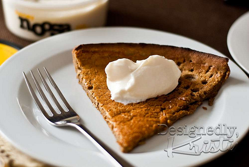 Gingerbread German Pancake Topped with Honey Noosa Yoghurt