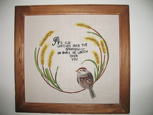 As God Watches Over the Sparrow...