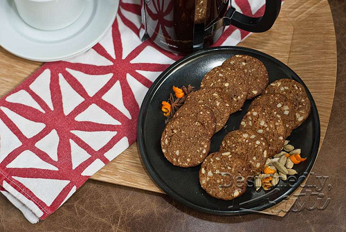 Two Types of Rye Ice Box Cookies for Fika