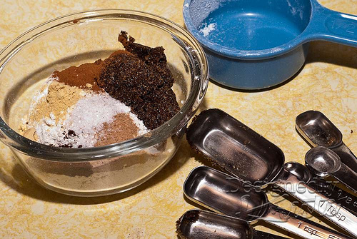 Dry Ingredients for Gingerbread German Pancake
