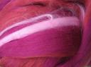 Superwash Pink Wool Roving