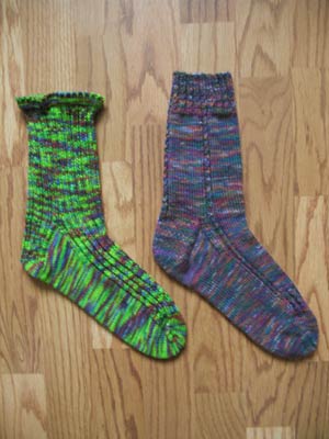 2 socks in progress
