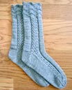 DK Spearfish Sock Knitting Pattern Image