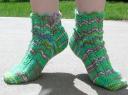 Heatwave Socks Knit from Cascade Fixation