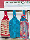 DK Hanging Towel Trio Knitting Pattern Image