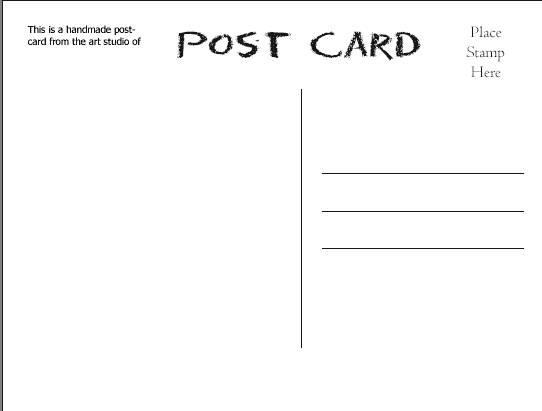 Click here to download the free chalkboard postcard template now!