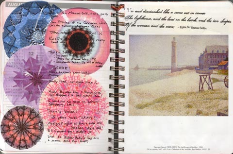 The second full week of August's altered calendar spread.