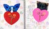View the altered calendar spread for the third week of February.