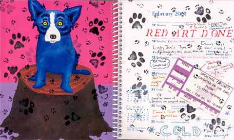 The fourth altered calendar spread for February.