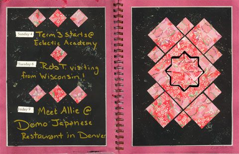 An altered calendar spread for the second week of May.