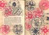 Study Kristi's Love is a Game altered book spread in Elinor Glyn's The Philosophy of Love book.