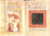This altered book page features stamps by The Stampsmith and alphabets by MaVinci's Reliquary.
