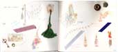 View the altered book page Decorations.