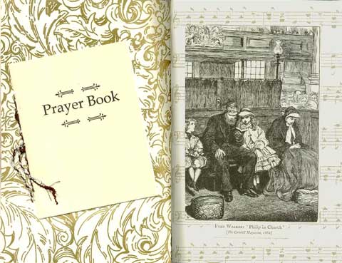 The Phillip in Church altered book spread.