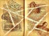 View the altered book page Cracked Heroines.