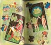 Puzzling Tarot altered book pages by Ann Kingman.