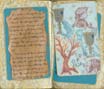The Two of Cups altered book pages by Kathy Krand.