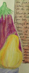 Check out select art journal pages created during an Observation Journaling class taught by Eliza Badurina.