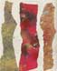 View Kristi's examples and notes on her experiments in making gesso-paint paper.