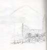 Yet another Eclectic Academy class where Kristi drew a picture from an upside down photograph.