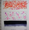 Explore Kristi's use of line and color to represent three emotions in her personal art journal.