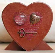 The front of the closed boxed accordion book.