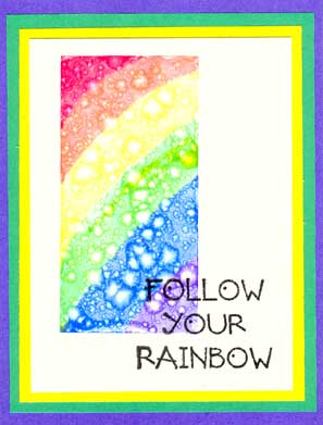 A second rainbow dream card.