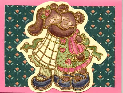 A whimsical card celebrathing friendship.