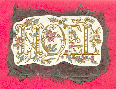 A Noel Christmas card. 
