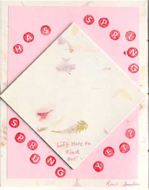 Kristi's page in Sharon Regier's nature deco.