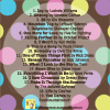 The back/track listing for my mixed CD made for the CD Swap 2.