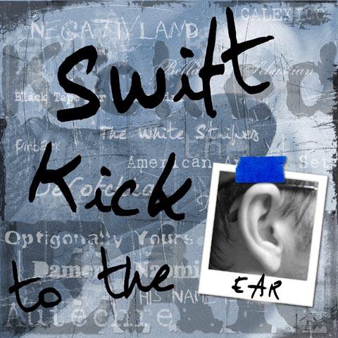 A grunge cover for a mixed CD created entirely in Adobe Photoshop.