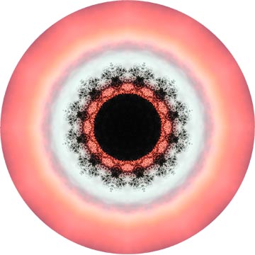 This is another serene sunset mandala.