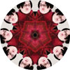 red scarf self portrait mandala