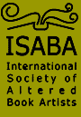 Logo for the Internation Society of Altered Book Artists
