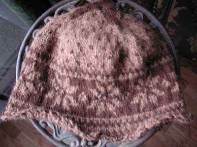 Grandpa's alpaca hat.