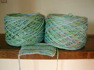 Yarn from Textiles A Mano for Clapotis.