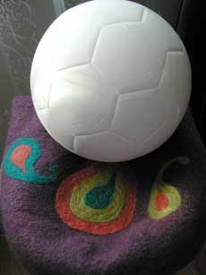 The form I used to needle felt Lucy.