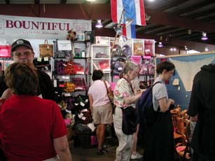 Bountiful's booth at the Estes Park Wool Market