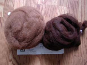 4 oz of Alpaca roving from Red Barn in Loveland