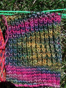 Exaggerated Rib socks