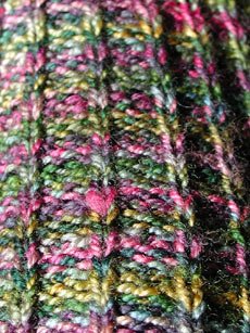 A closer look at the stitch pattern.