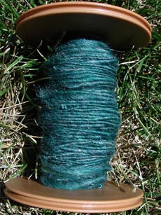 3 Bobbin of handspun, again from my Bountiful sampler pack.