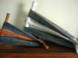 Weekend's spinning and plying output.