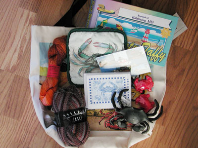Gifts Liz brought from Maryland.