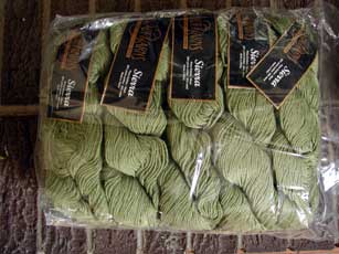 Cascade Sierra #8, bag of 10 skeins for a sweater.