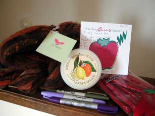 Secret Pal Goodies recieved over the weekend!