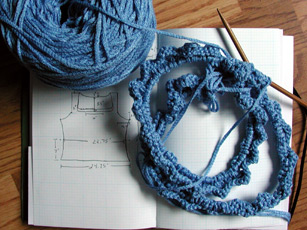 Skye Scoop shell in progress.