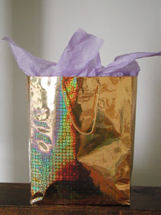 Gift from Snow packaged by the lovely Ms. G!